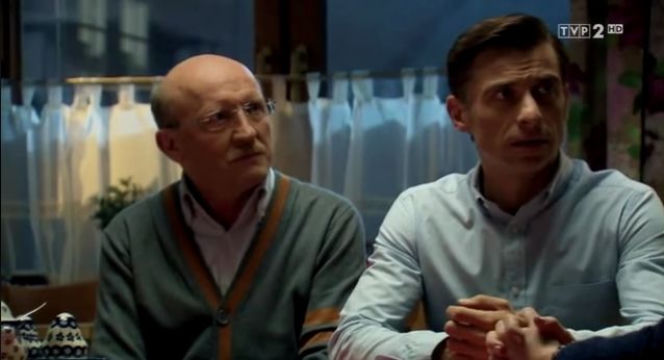M jak miłość odcinek 1281 Jerzy (Artur Barciś) Marek (Kacper Kuszewski)