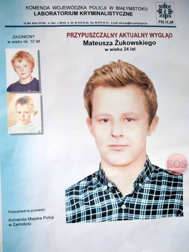 10-letni Mateusz Żukowski bawił się z kolegami, wrócili bez niego. Dziecko zniknęło bez śladu