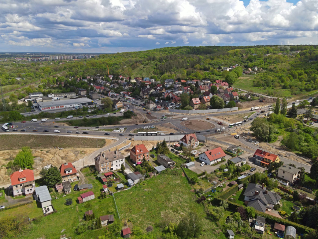 Budowa węzła Granitowa - maj 2021