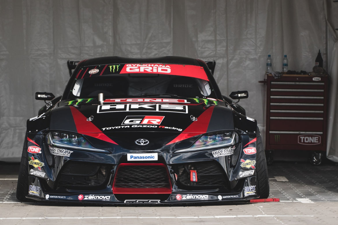 driftingowa Toyota GR Supra z kultowym silnikiem 2JZ-GTE