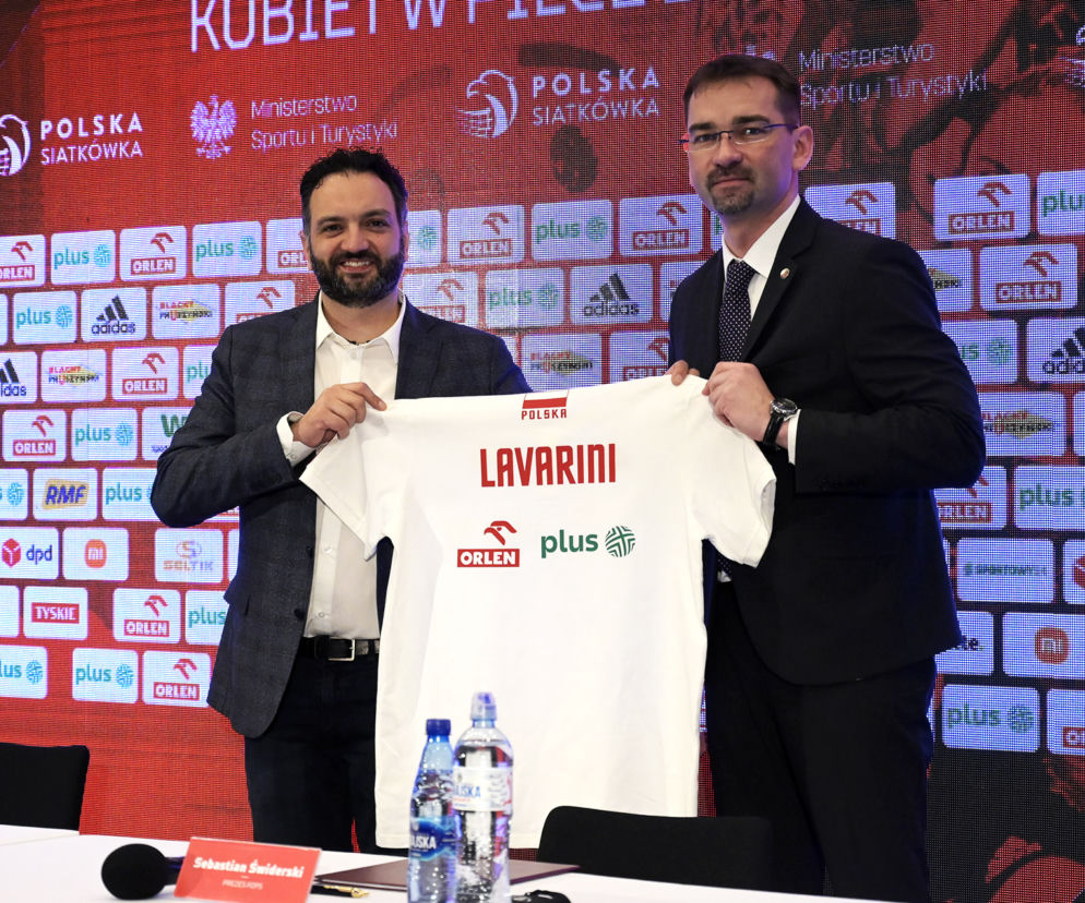 Siatkówka, Stefano Lavarini, trener, Sebastian Świderski, prezes PZPS