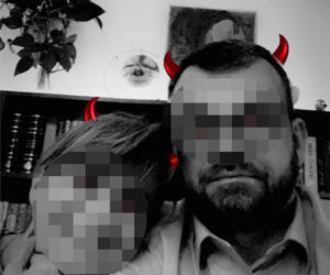 Dariusz A. ( 47 l.) pociął żonę Celinę mieczem samurajskim a potem sam się na niego nadział