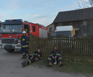 Groźny pożar w Białobrzegach
