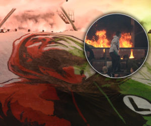 Legia – Cracovia: Kibice rozpętali pożar na własnym stadionie. Groźna sytuacja przy Łazienkowskiej