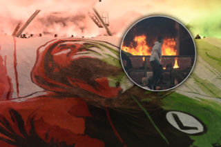 Legia – Cracovia: Kibice rozpętali pożar na własnym stadionie. Groźna sytuacja przy Łazienkowskiej