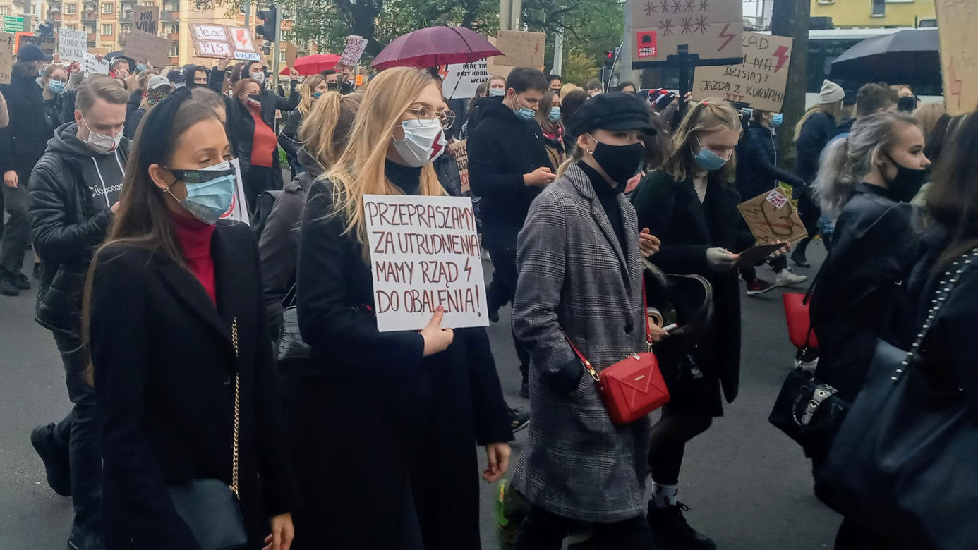 Protest kobiet w Szczecinie - 28.10.2020