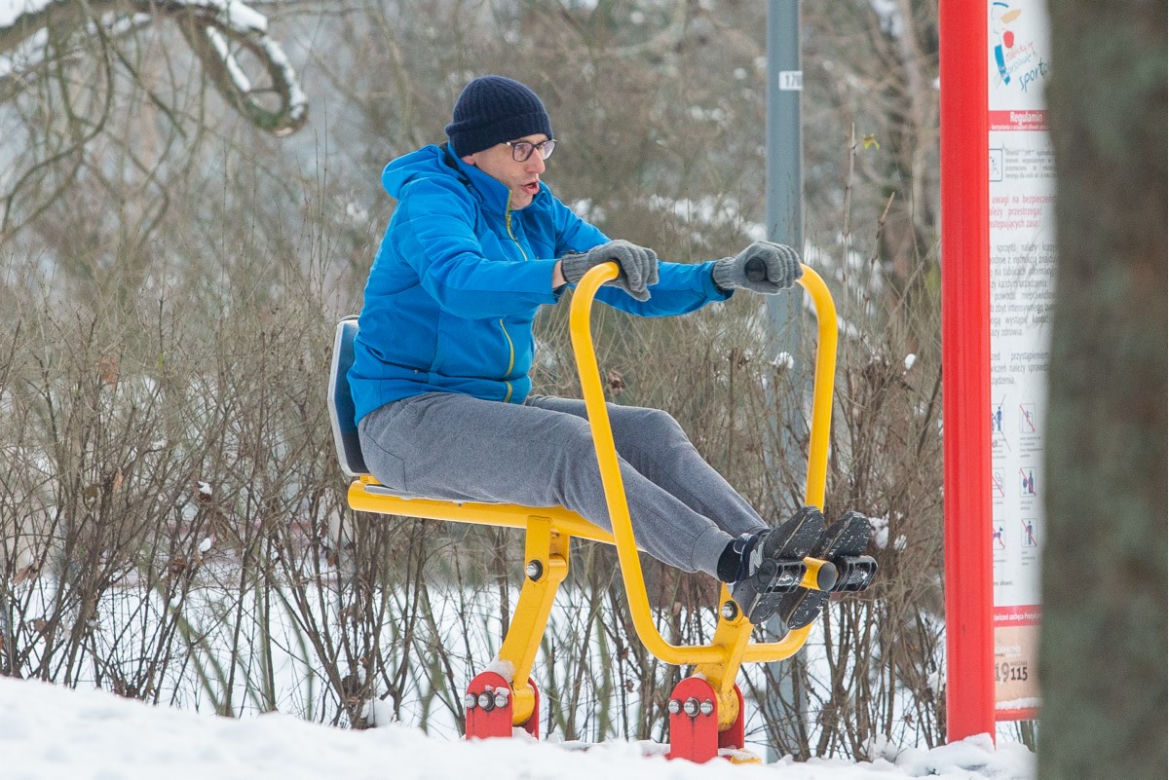 Pompuje na mrozie