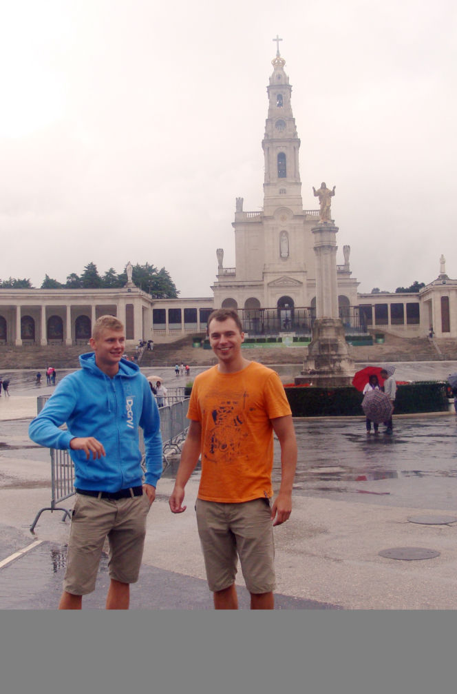 Paweł Dawidowicz w Fatimie