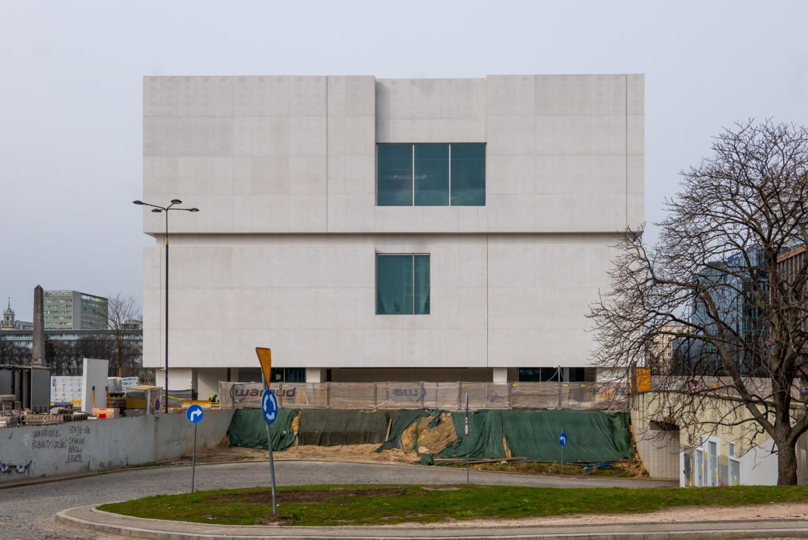 Muzeum Sztuki Nowoczesnej w Warszawie w trakcie budowy