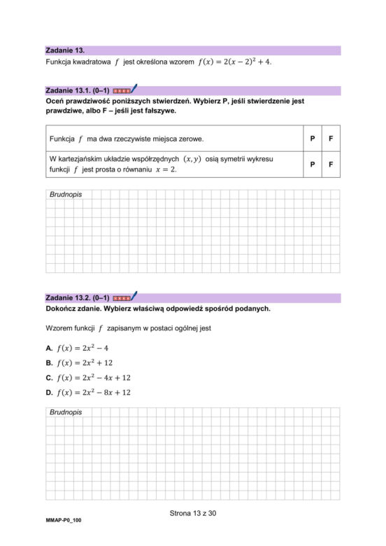 Matura poprawkowa 2026: matematyka - ARKUSZ CKE 24.08.2026
