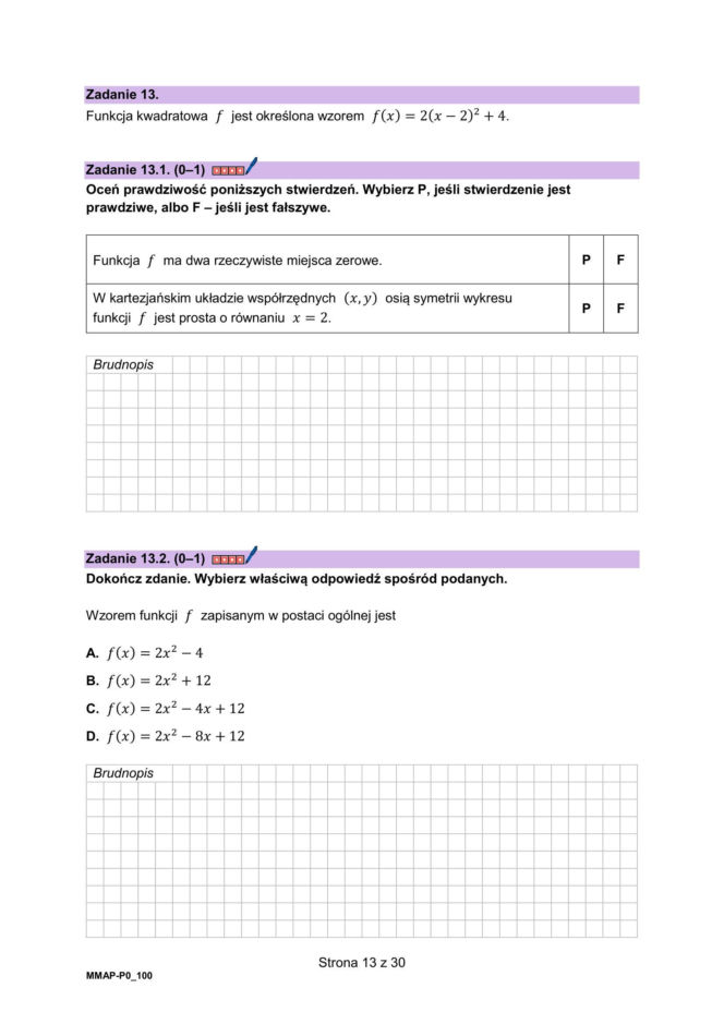 Matura poprawkowa 2026: matematyka - ARKUSZ CKE 24.08.2026