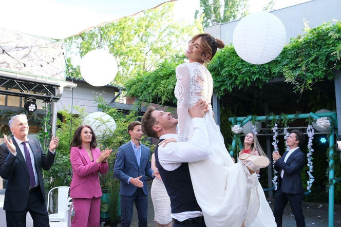 M jak miłość odc. 1890. Kama (Michalina Sosna), Marcin (Mikołaj Roznerski)