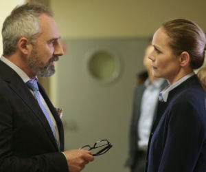 M jak miłość odc. 1384. Jola Kaczmarek (Monika Krzywkowska), Adam Werner (Jacek Kopczyński)