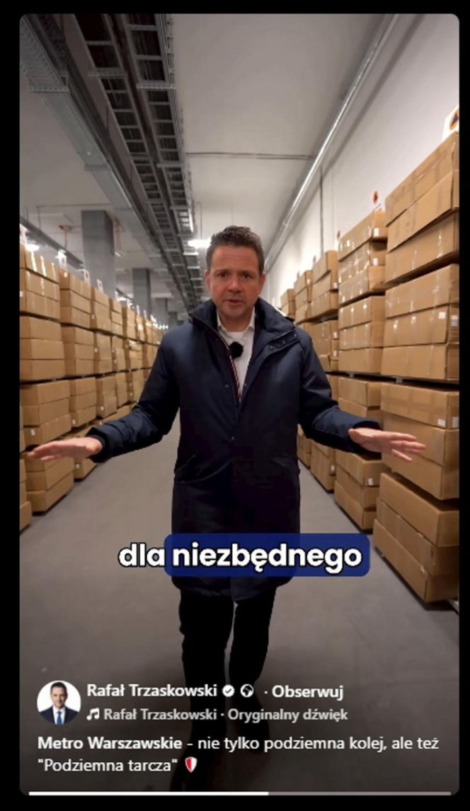 Schron powstaje w metrze. Tysiące łóżek, koców i śpiworów!