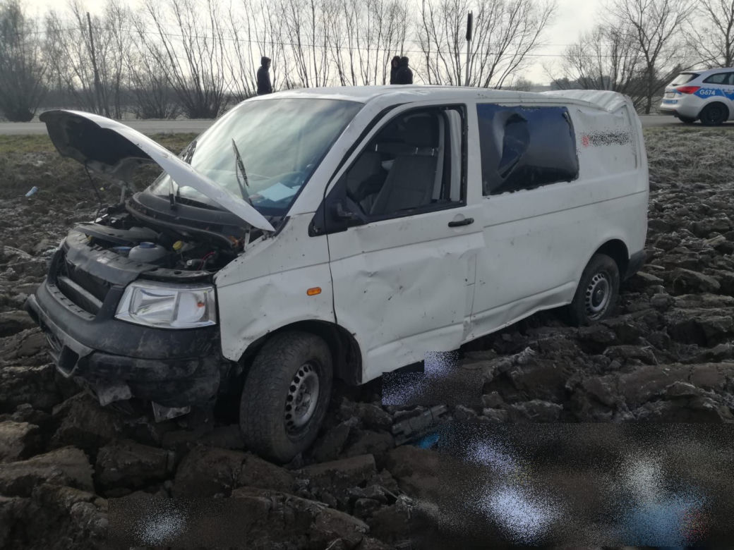 Wypadek drogowy w Otfinowie