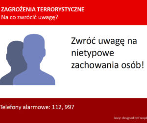 Zagrożenie terrorystyczne: Jak się zachować? Komunikaty w pojazdach MPK [GALERIA, AUDIO]
