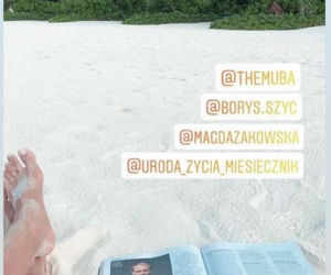 Borys Szyc na wakacjach