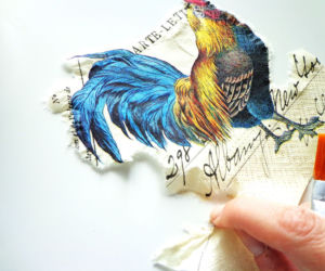 Decoupage na szkle
