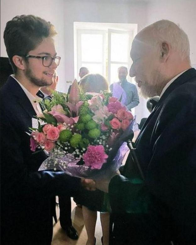 Korwin świętował urodziny z partią