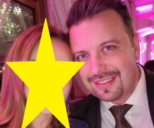 Rafał Piech z żoną