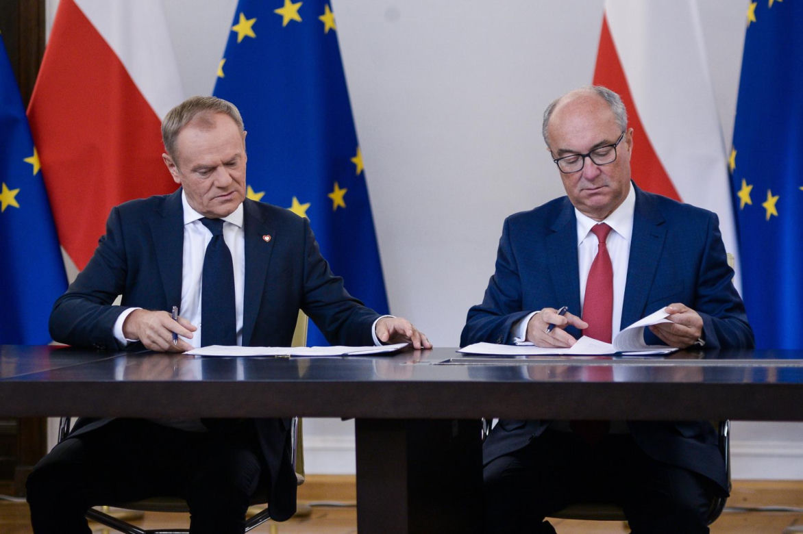 Liderzy KO, Trzeciej Drogi i Nowej Lewicy podpisali umowę koalicyjną