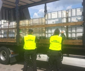 18 ton podejrzanego transportu w tirze. Przewoźnik nie zgłosił go w systemie