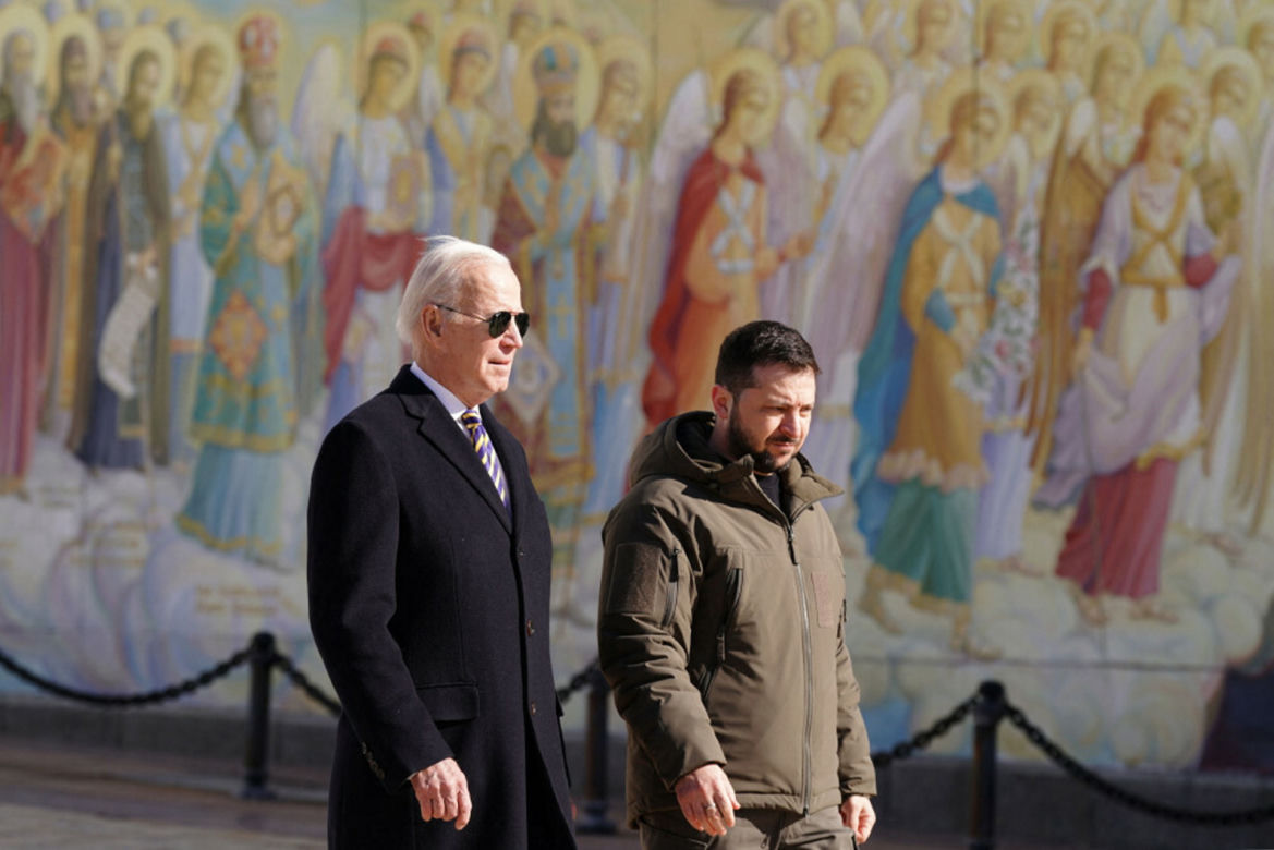 Prezydent Biden spotkał się w Kijowie z prezydentem Zełenskim