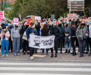 Strajk Kobiet: Protest w Gdańsku! Policja użyła gazu. 4 osoby zatrzymane [ZDJĘCIA]