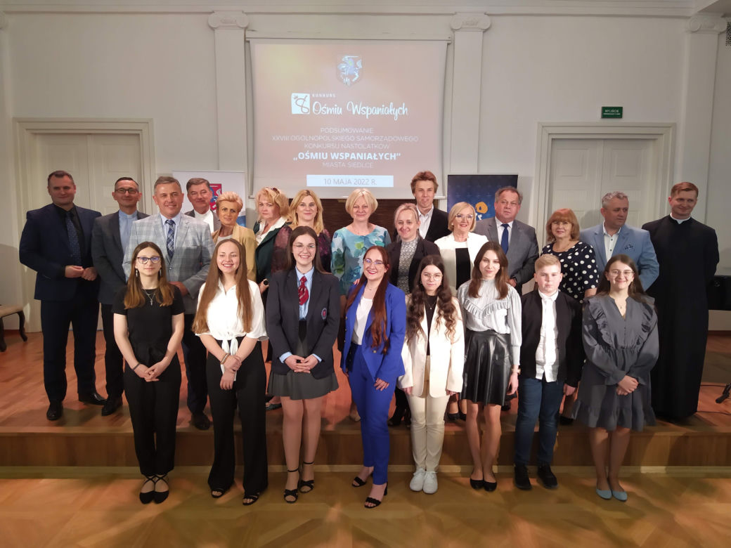 Laureaci i wyróżnieni w konkursie "Ośmiu Wspaniałych" w Siedlcach w 2022 roku - fotorelacja