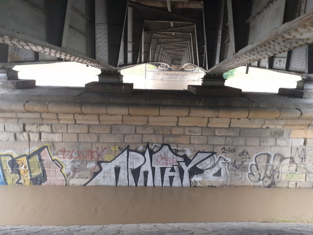 Podwyższony stan wody na Sanie