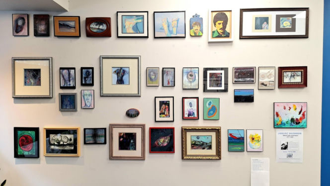 Wystawa miniatur Janusza Skowrona na Greenpoincie