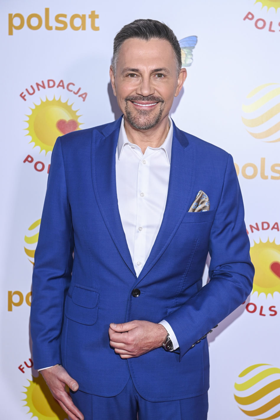 Krzysztof Ibisz z synen Maksymilianem