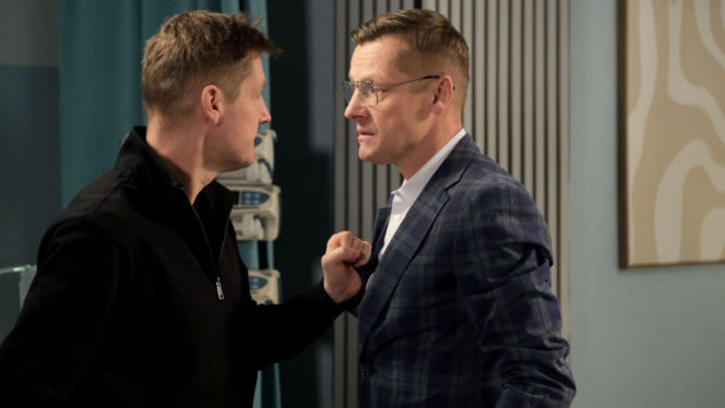 M jak miłość odc. 1927. Paweł (Rafał Mroczek), Piotrek (Marcin Mroczek)