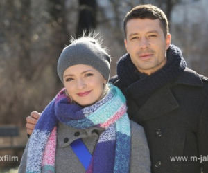 M jak miłość odc. 1148. Joasia (Barbara Kurdej-Szatan), Tomek (Andrzej Młynarczyk)