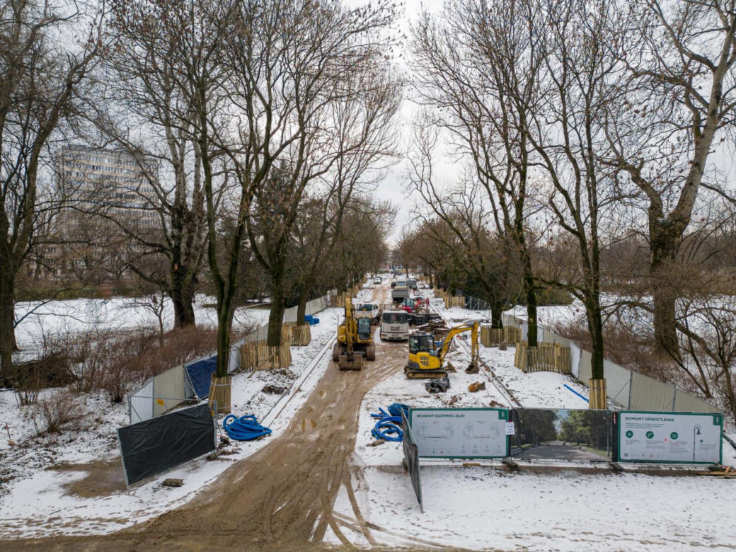Remont parku Skaryszewskiego