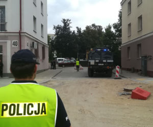 Białystok. Niewybuch na ul. Jurowieckiej