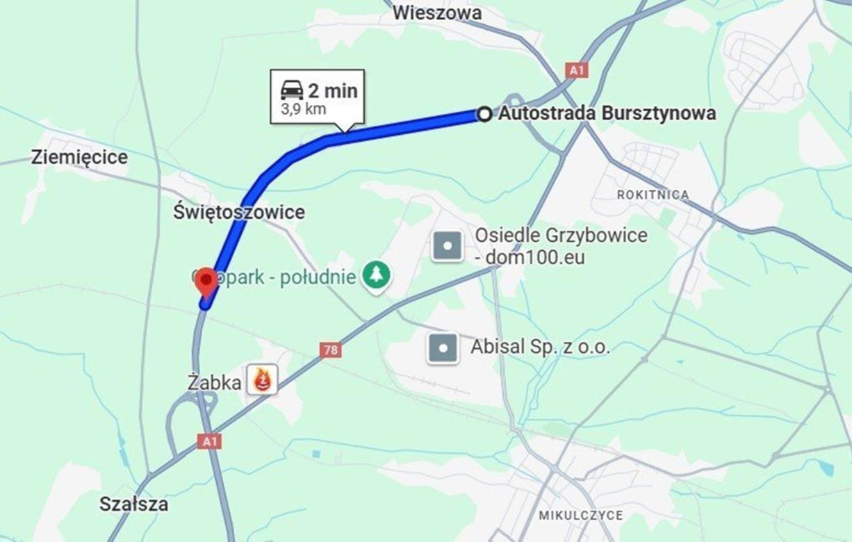 Odcinkowy pomiar prędkości na A1