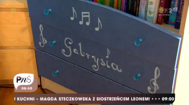 Pytanie na śniadanie. Gabrysia Raczyńska - Basia z M jak miłość w swoim pokoju