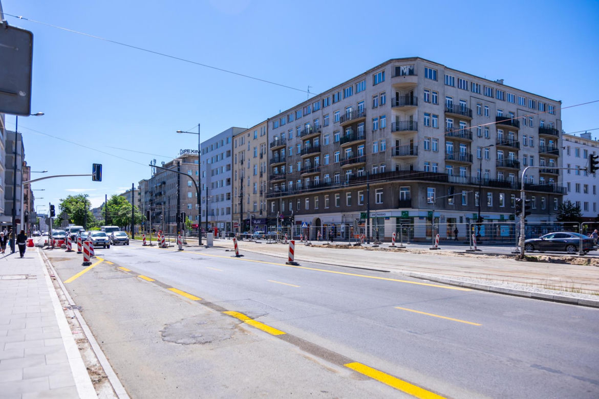 Tramwaj na Gagarina w Warszawie