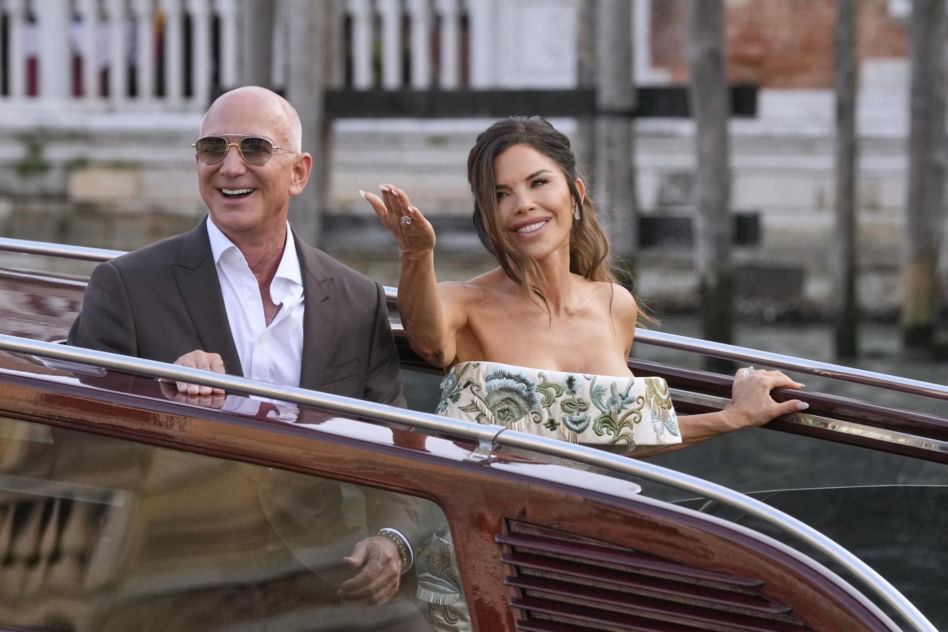 Jeff Bezos i Lauren Sanchez Bezos - ślub