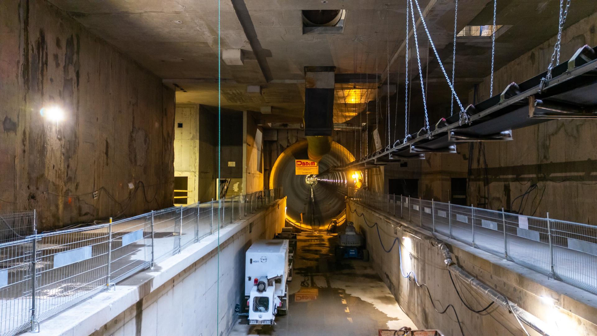 Tunel średnicowy w Łodzi - budowa