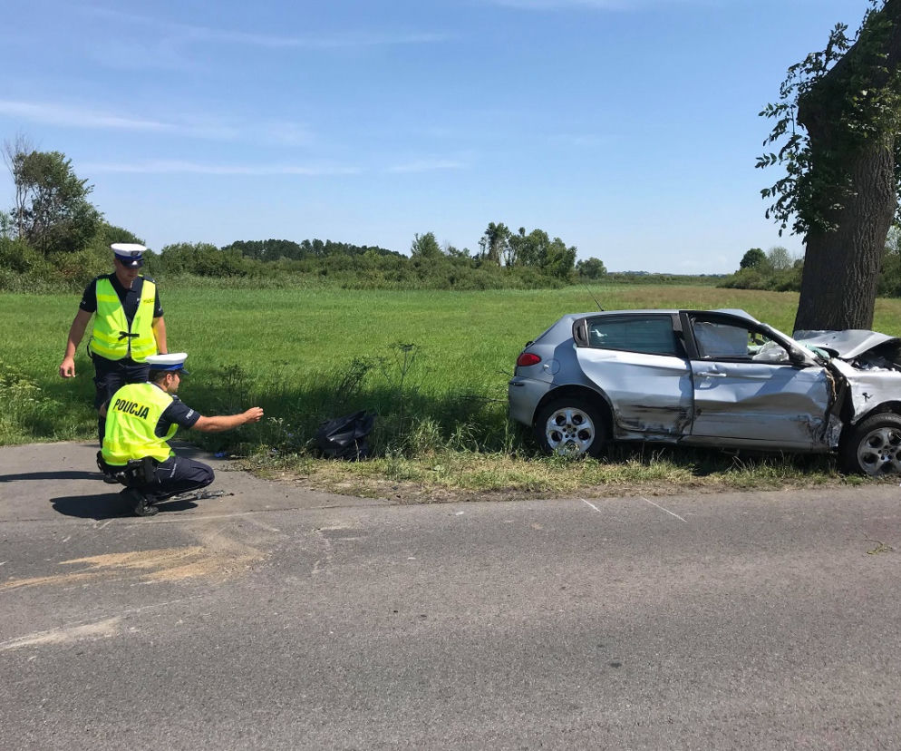 Śmiertelny wypadek na trasie Nakło - Występ. Nie żyje 18-letni kierowca!