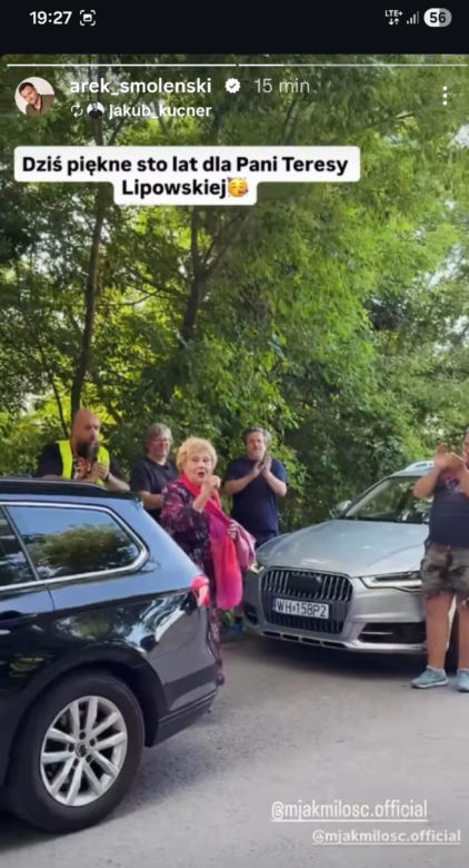 M jak miłość. Teresa Lipowska obchodzi 89. urodziny na planie serialu