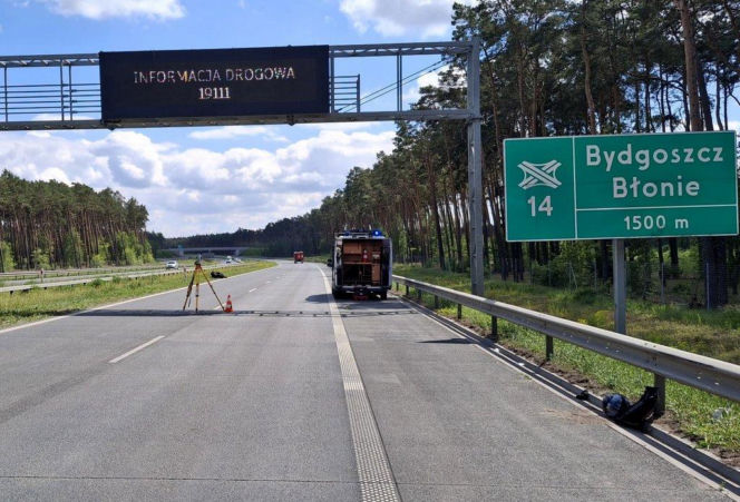 Tragiczny finał wypadku na S5 pod Bydgoszczą. Motocyklista zmarł w szpitalu!
