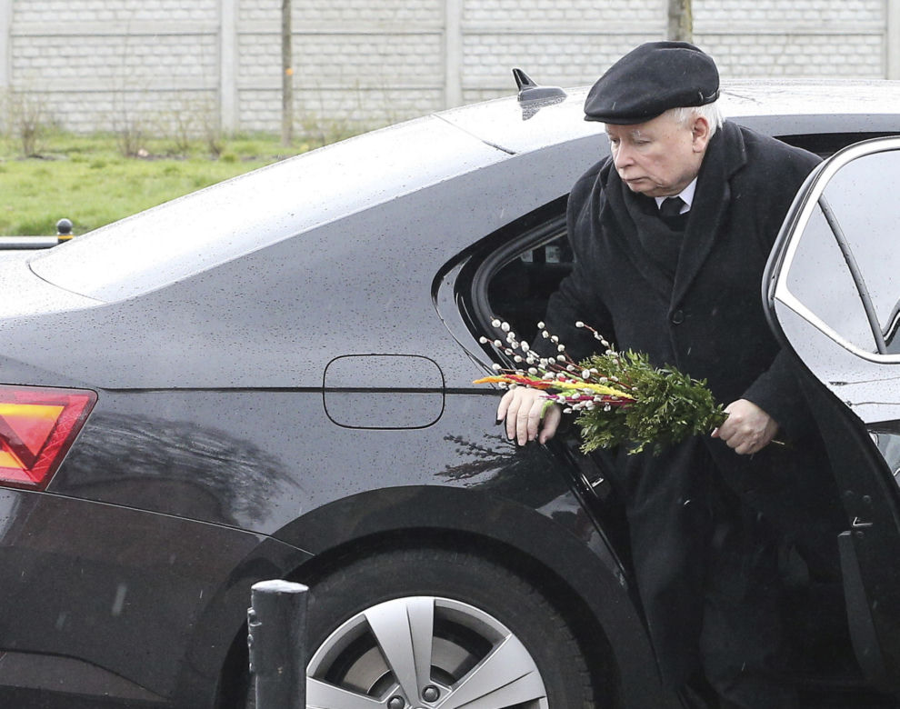 Jarosław Kaczyński w Niedzielę Palmową