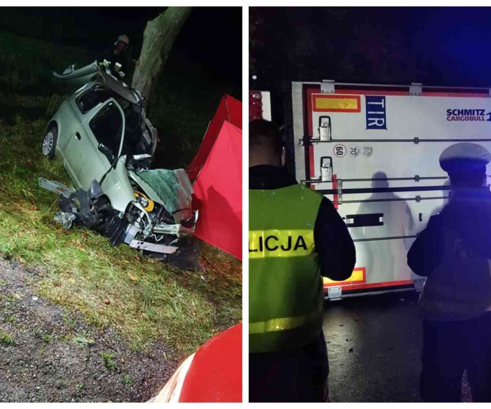 Korycin. Śmiertelny wypadek na DK8. 18-latek nie żyje, 11-latka w szpitalu [ZDJĘCIA]