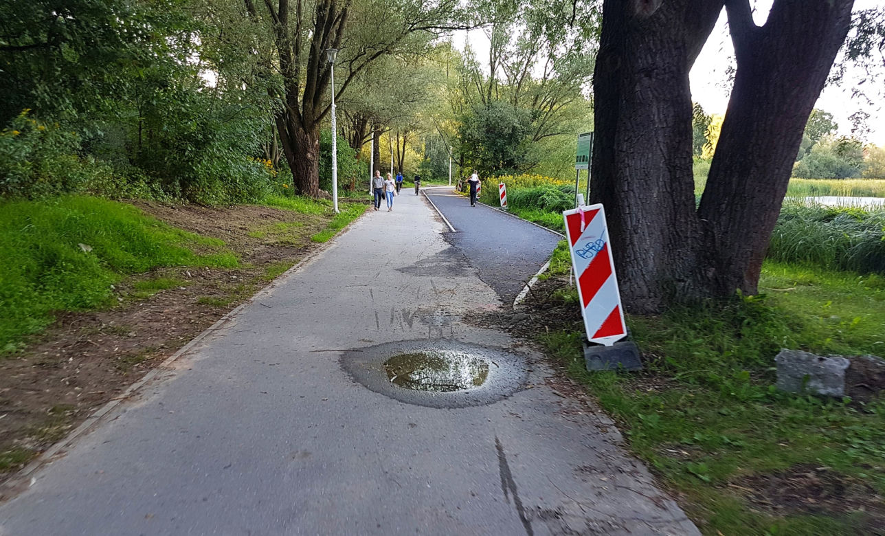 Rzeszów: Prace przy ścieżce rowerowej na Lisią Górę na ukończeniu