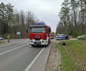 Wypadek na drodze Starachowice - Lubienia