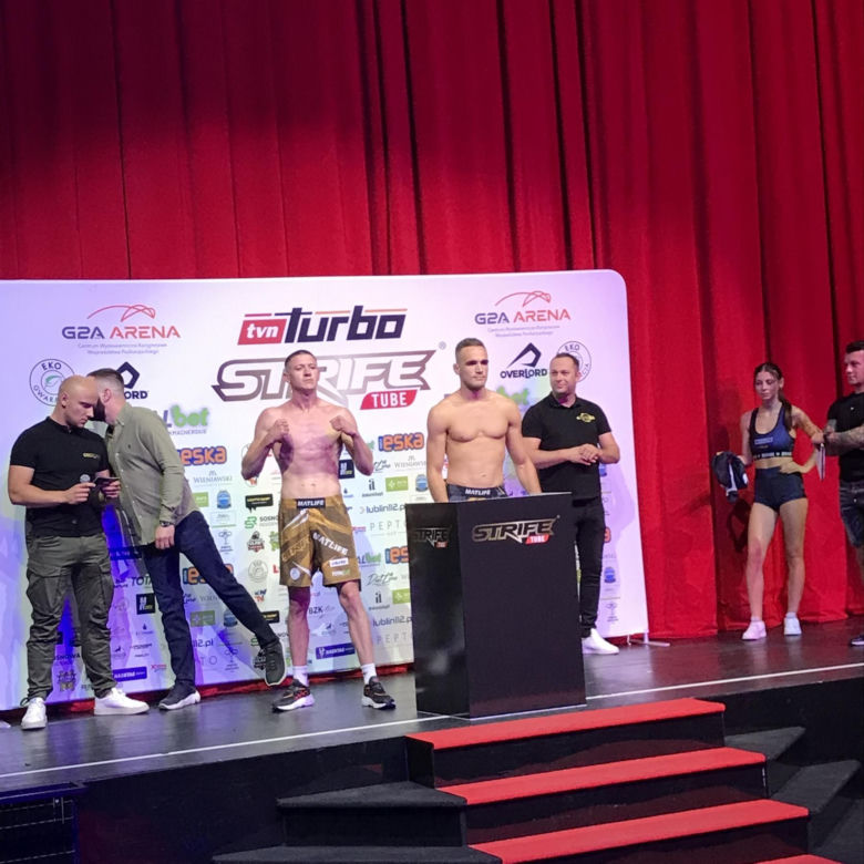 Ważenie przed galą Strife Tube w Lublinie