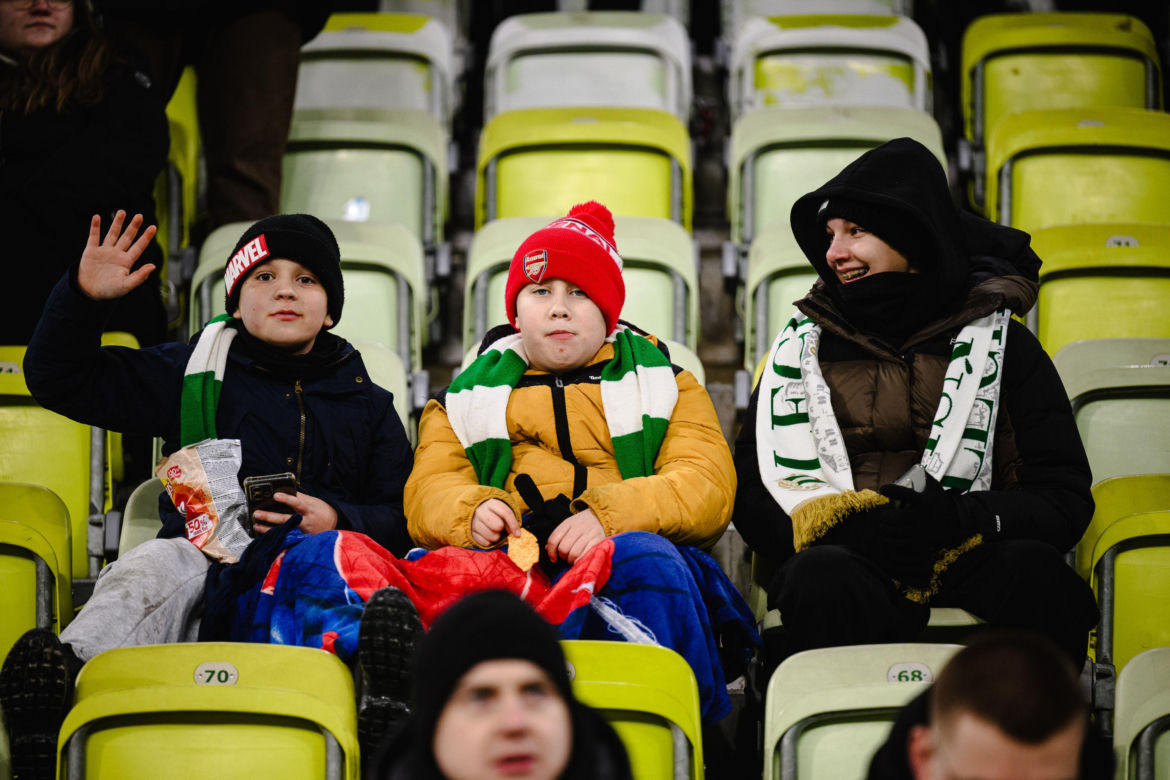 Lechia Gdańsk - Cracovia, zdjęcia kibiców z meczu 20. kolejki PKO BP Ekstraklasy